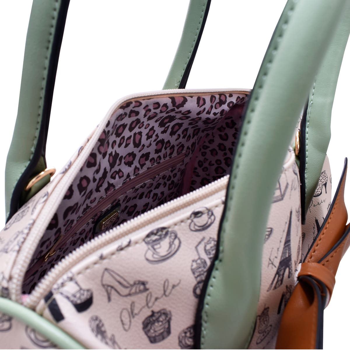 Bolsa LuLu color beige modelo 56289