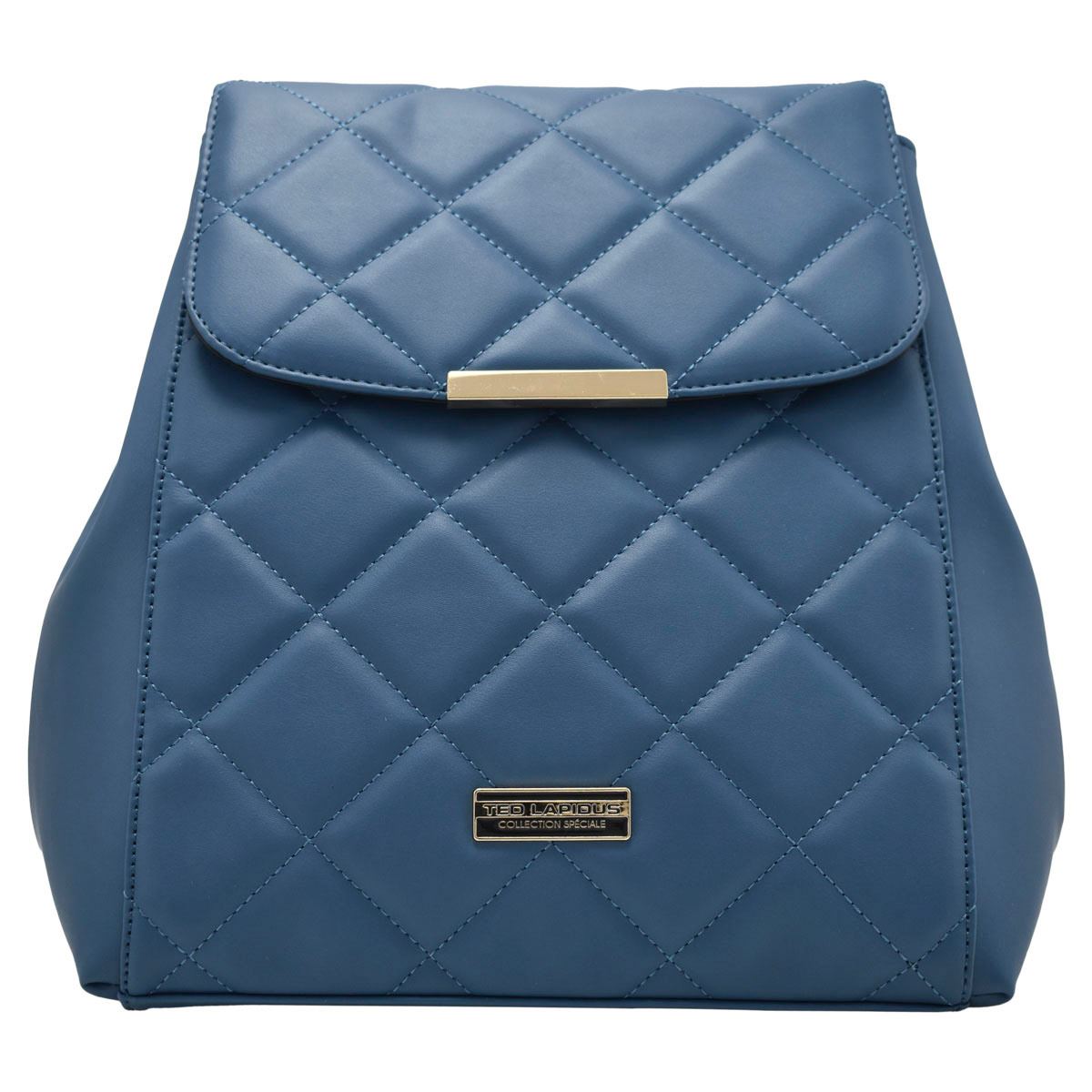 Mochila Ted Lapidus color azul modelo 1947