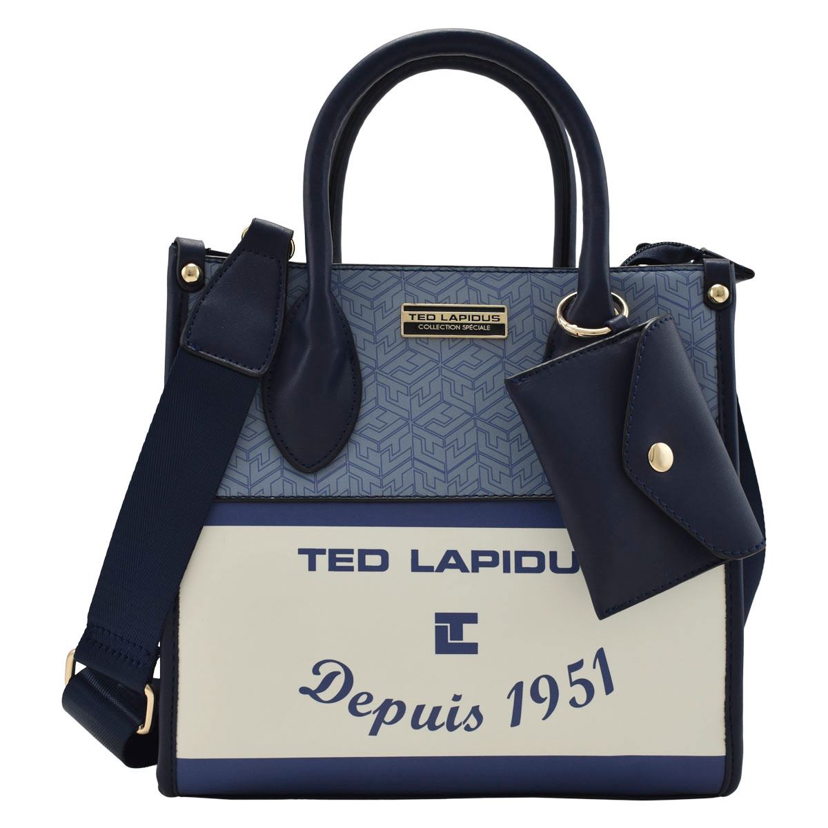 Bolsa Ted Lapidus color azul modelo 13212