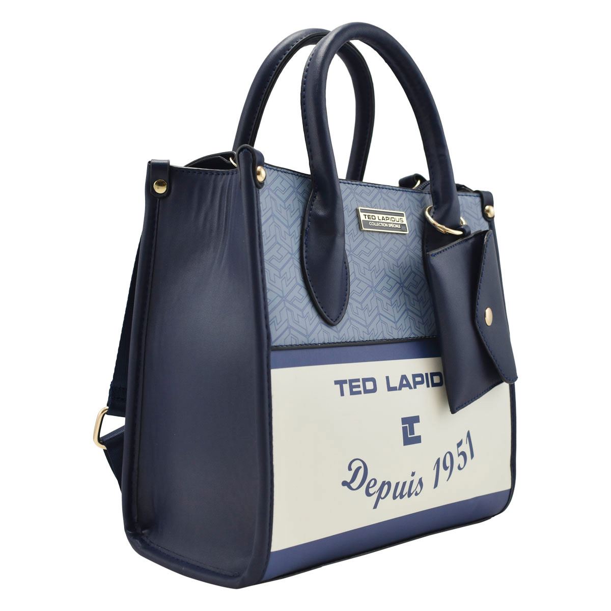 Bolsa Ted Lapidus color azul modelo 13212
