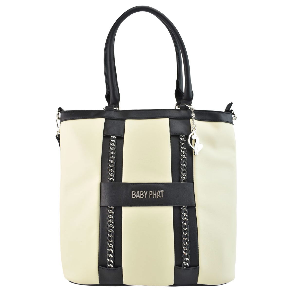Bolsa Baby Phat color marfil modelo 003