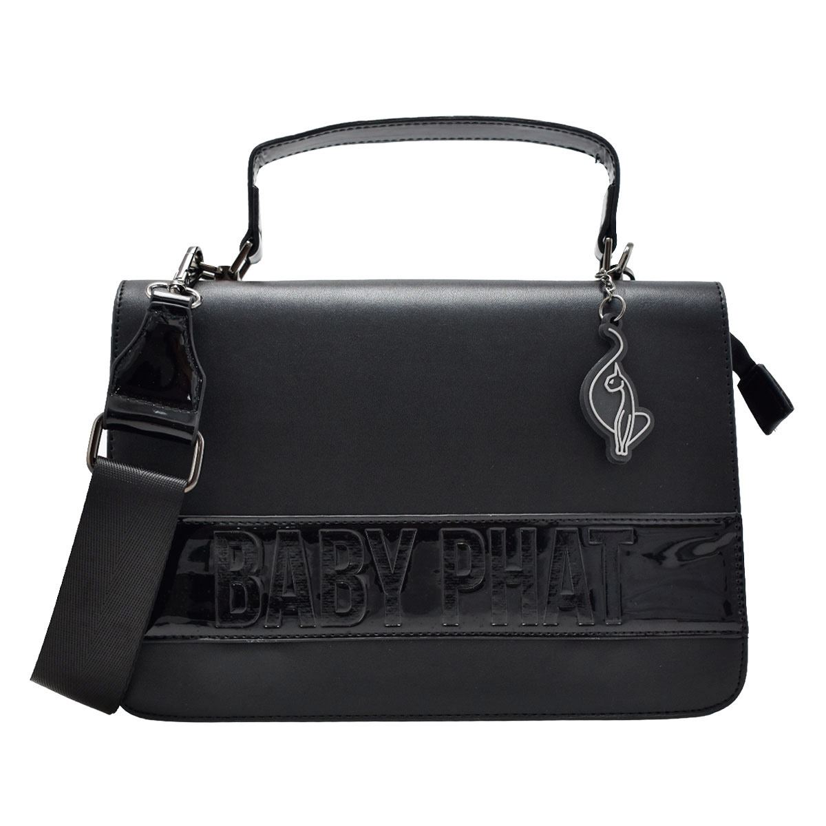 Bolsa Baby Phat color negro modelo 1100