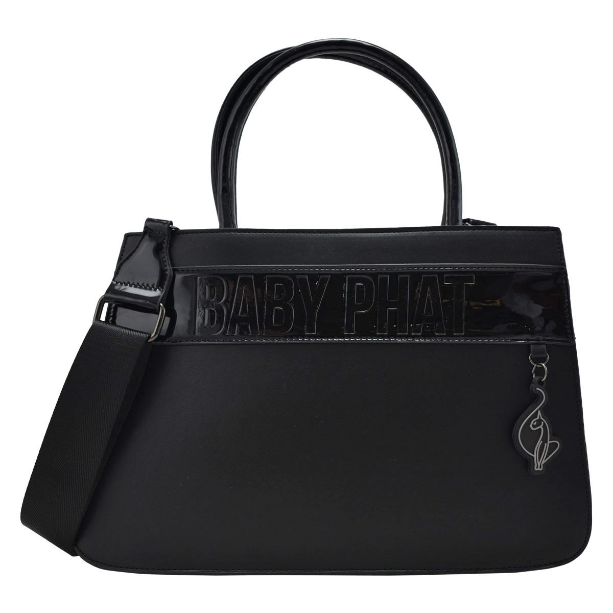 Bolsa Baby Phat color negro modelo 1200