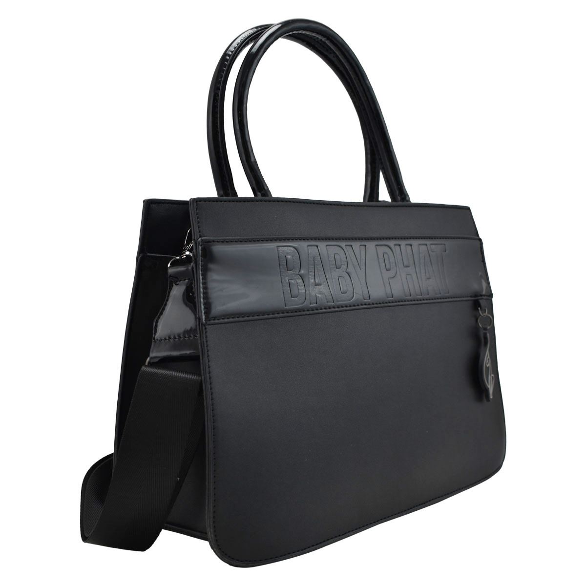 Bolsa Baby Phat color negro modelo 1200