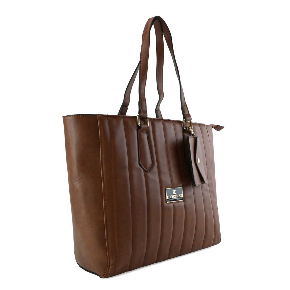 Bolsa Ted Lapidus Sayshel color Café para Mujer