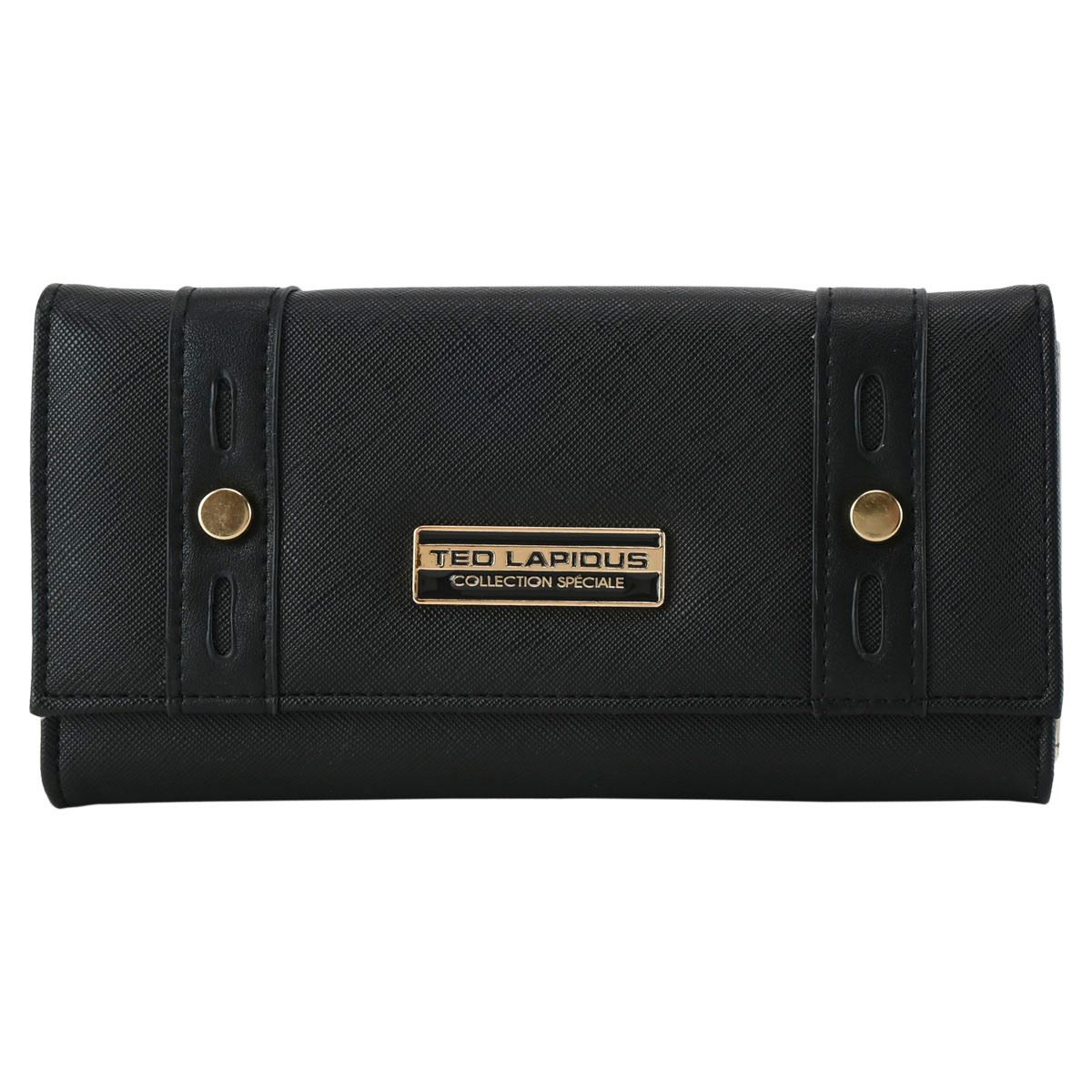 Monedero Ted Lapidus Color Negro Para Mujer