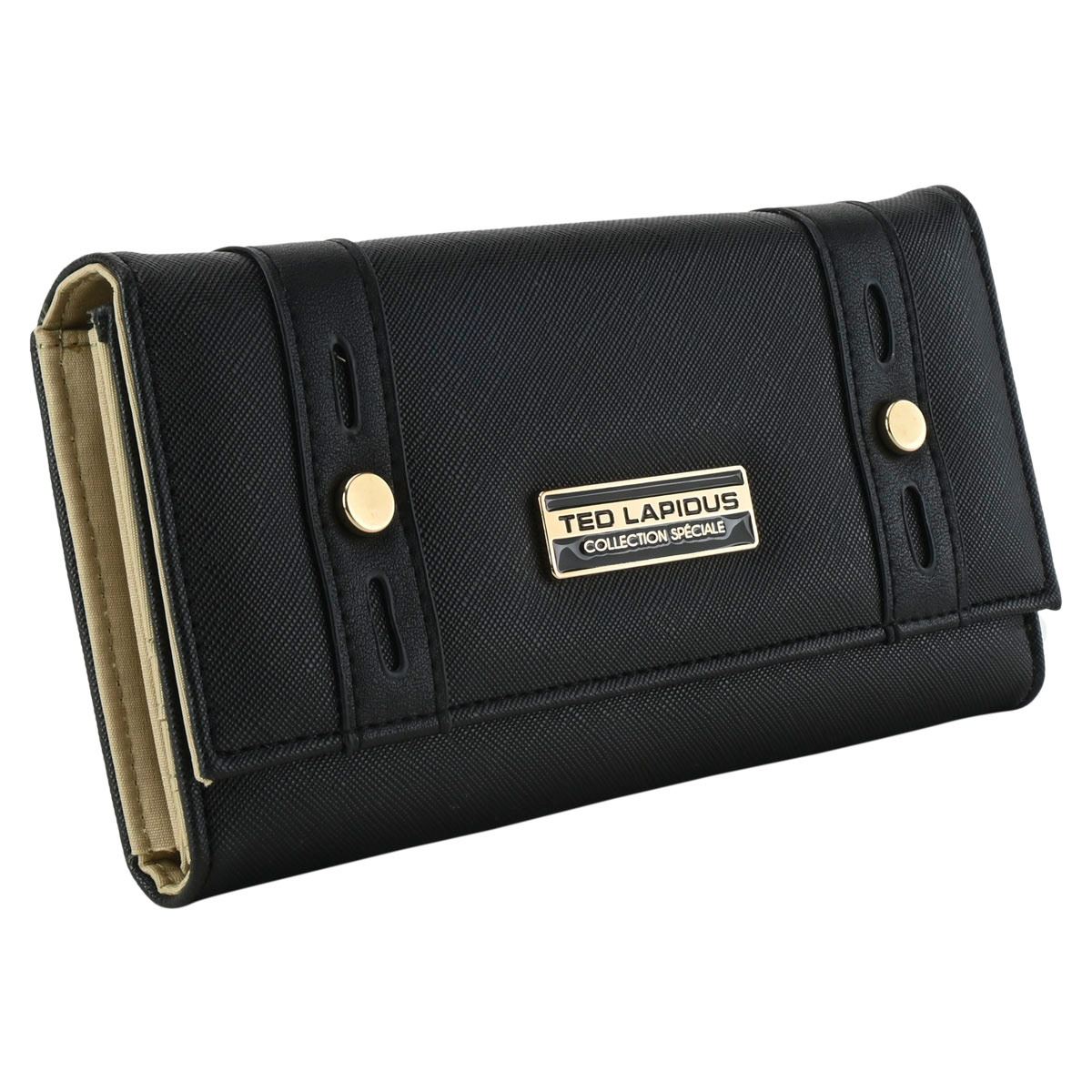 Monedero Ted Lapidus Color Negro Para Mujer