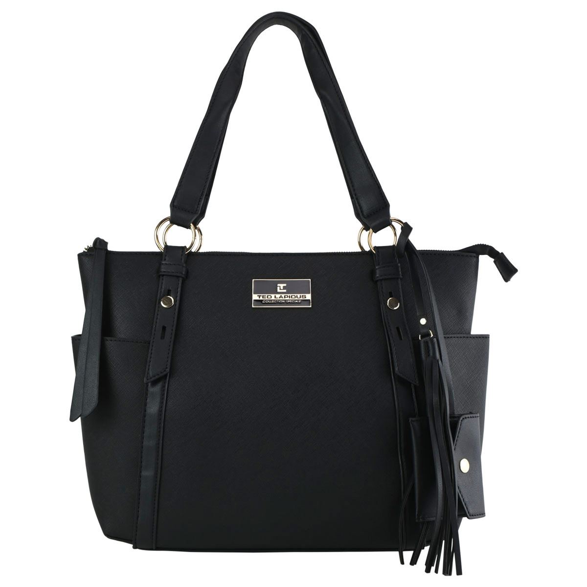 Bolso Fiesta Negro Bolso De Mano Ted Baker Slouchy Con Brillo