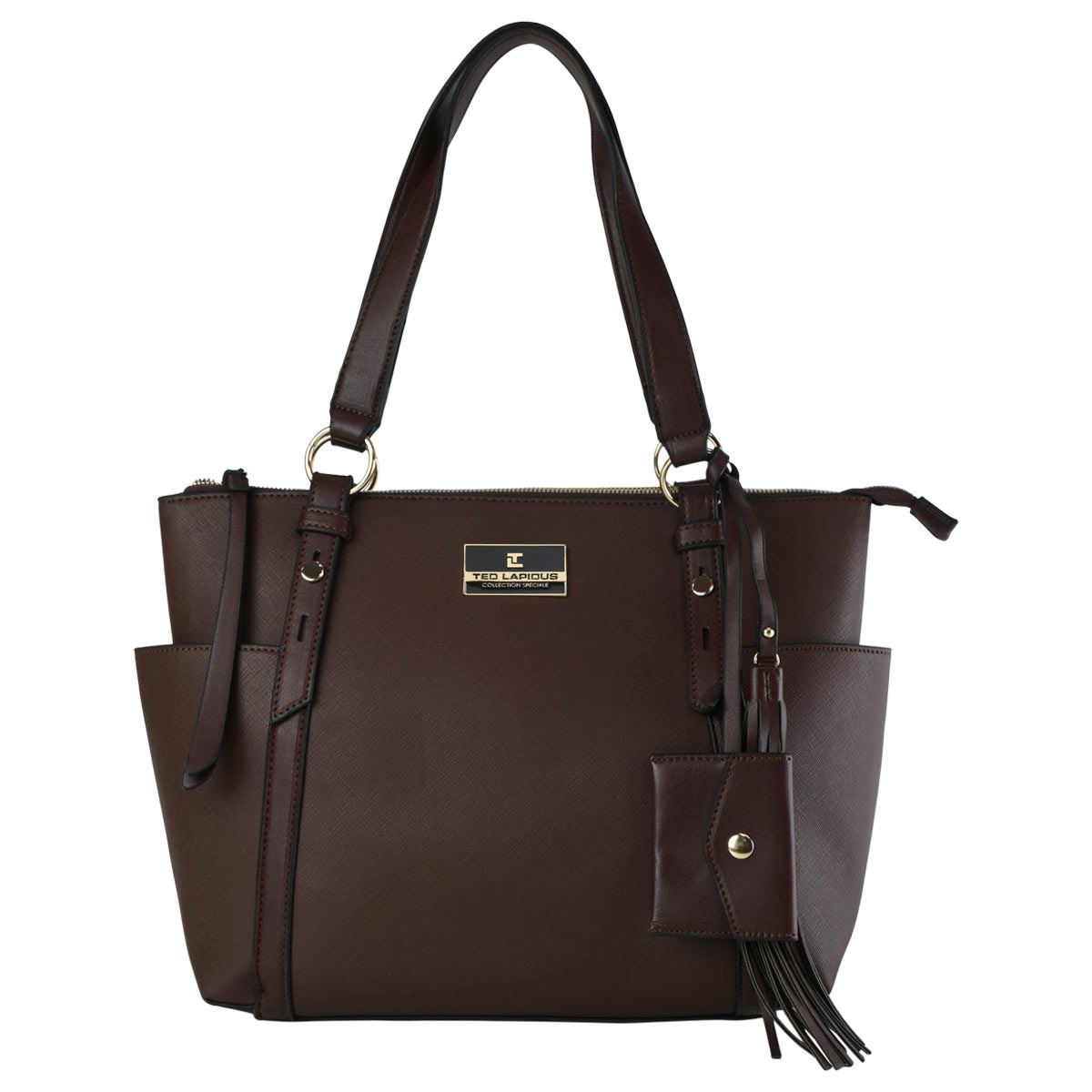 Bolsa Ted Lapidus Satshel  Color Café Para Mujer