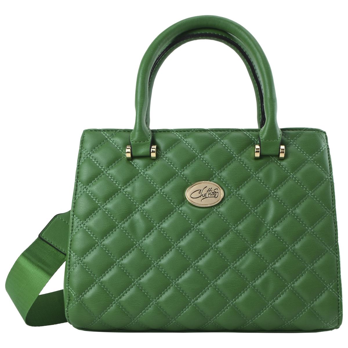 Bolsa Tote Color Verde Para Mujer Chatties