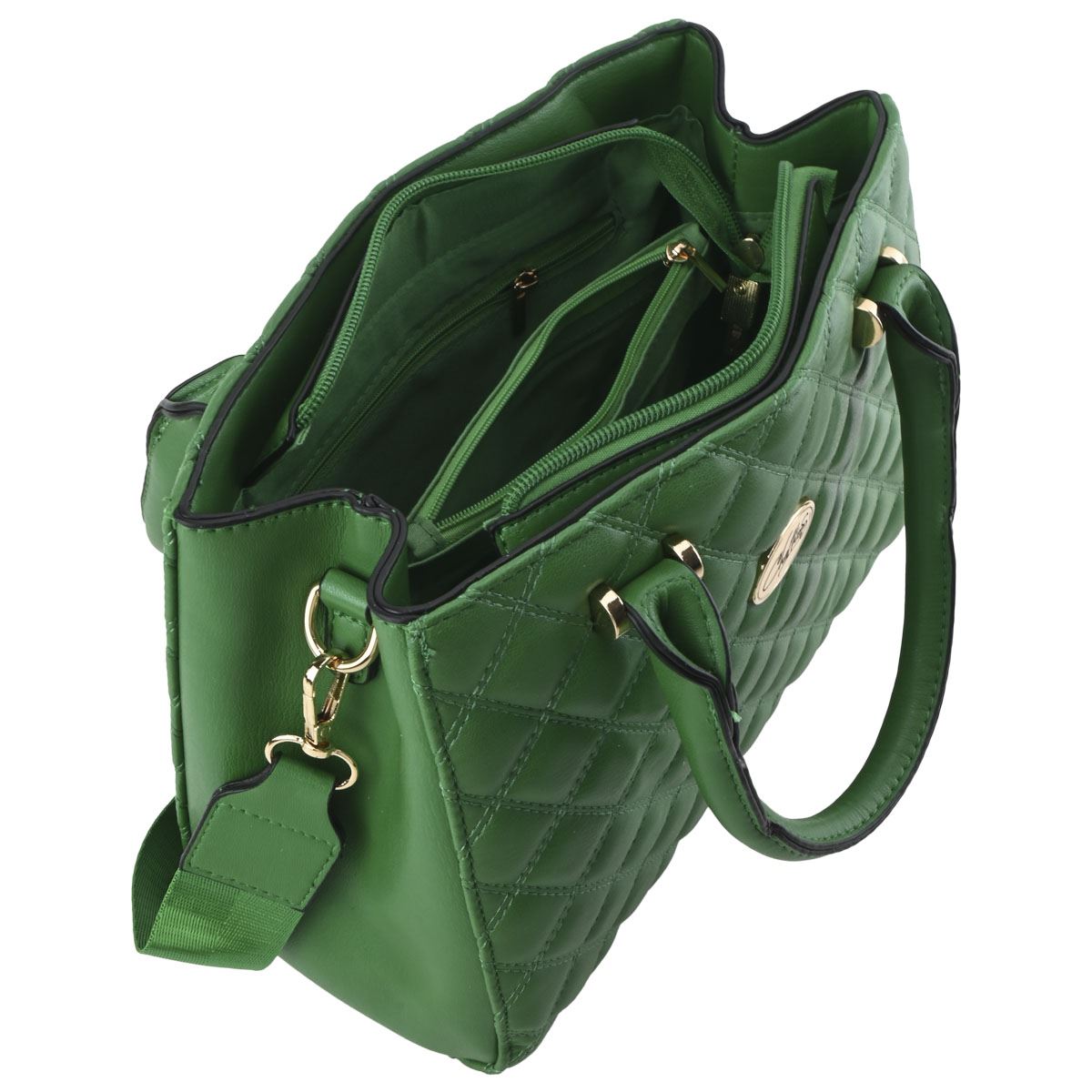 Bolsa Tote Color Verde Para Mujer Chatties
