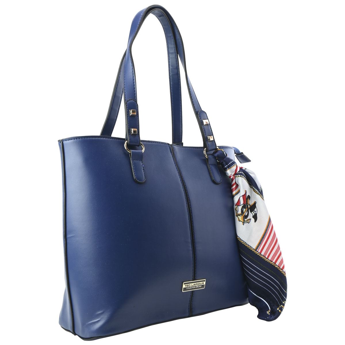 Bolso Tote Ted Lapidus Azul Marino para Mujer