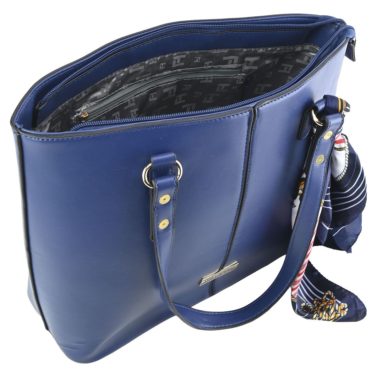 Bolso Tote Ted Lapidus Azul Marino para Mujer