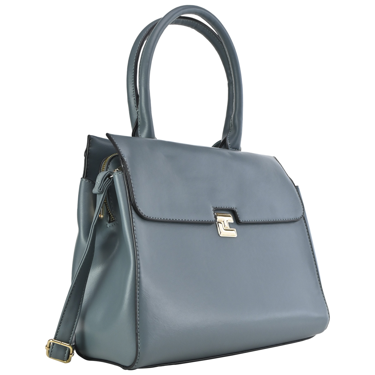 Bolsa Tote Ted Lapidus Azul Para Mujer
