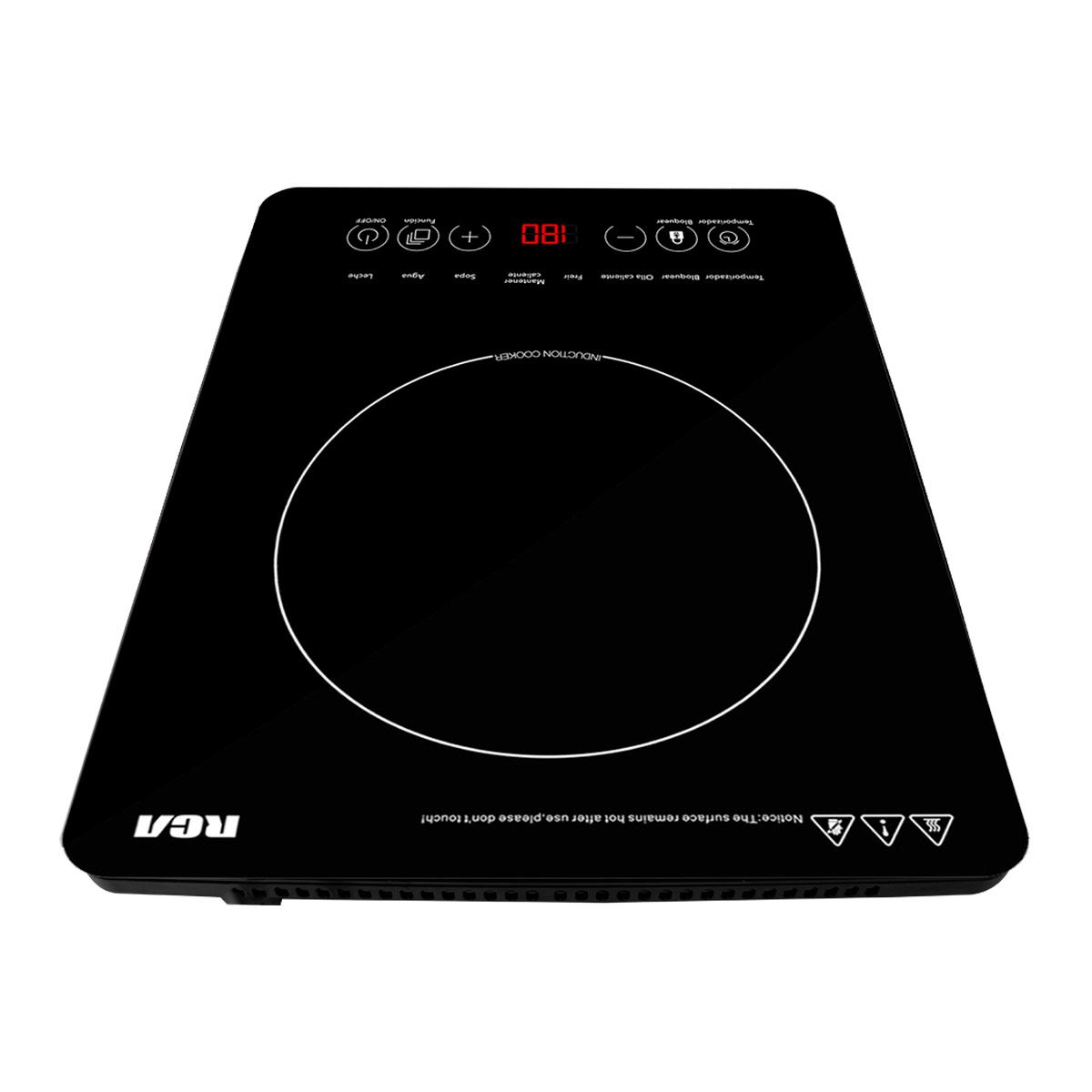 Parrilla de Inducción RCA 1 Quemador Negro RC-12A3