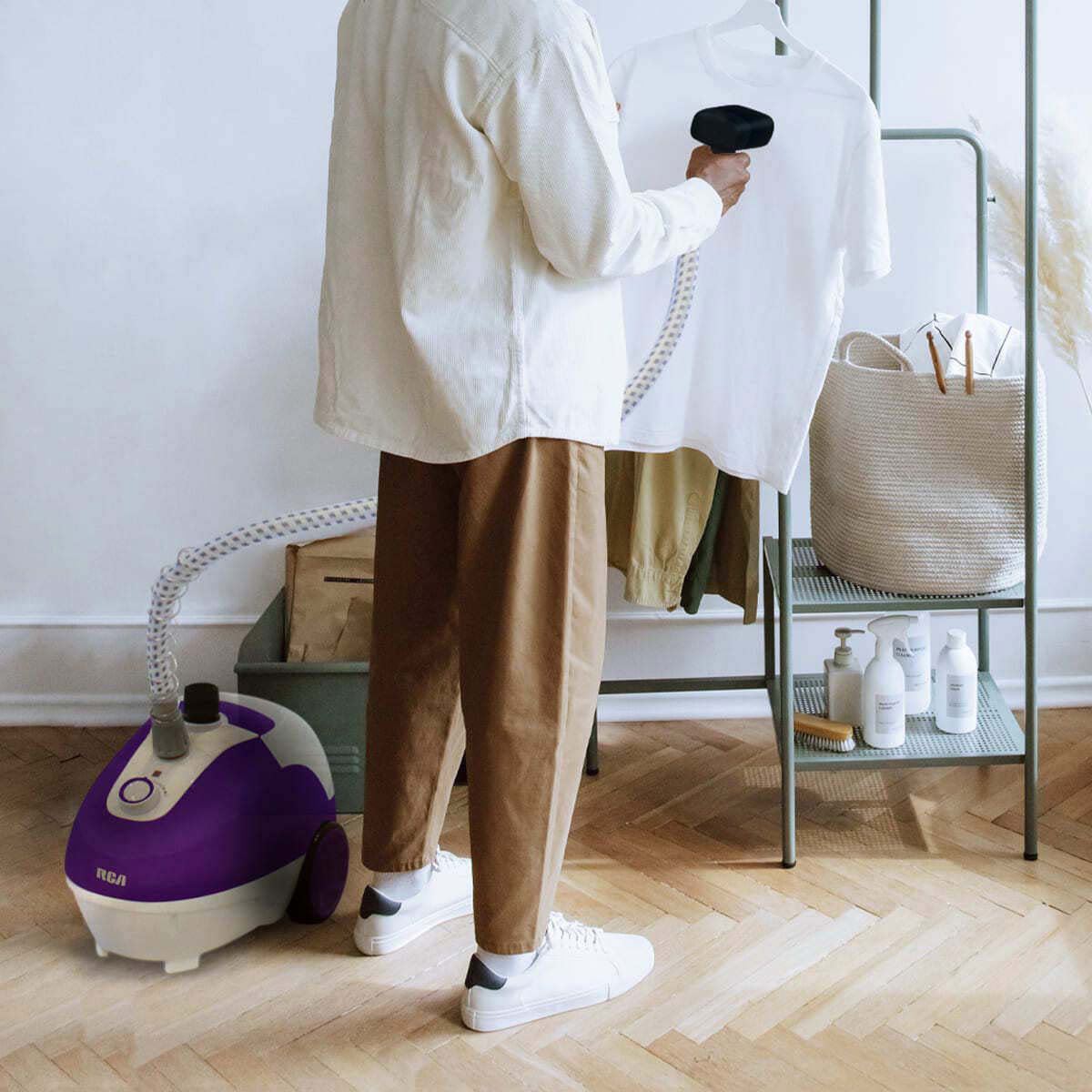 Plancha de Vapor Vertical RCA Morado RC-928