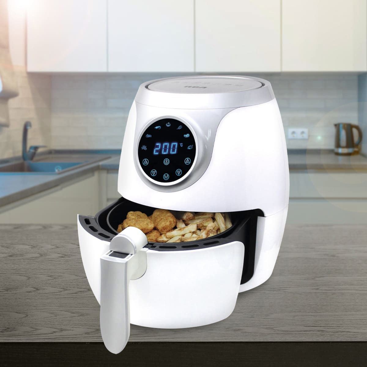 Freidora de Aire RCA 3.6 Lts Color Blanco RC-106