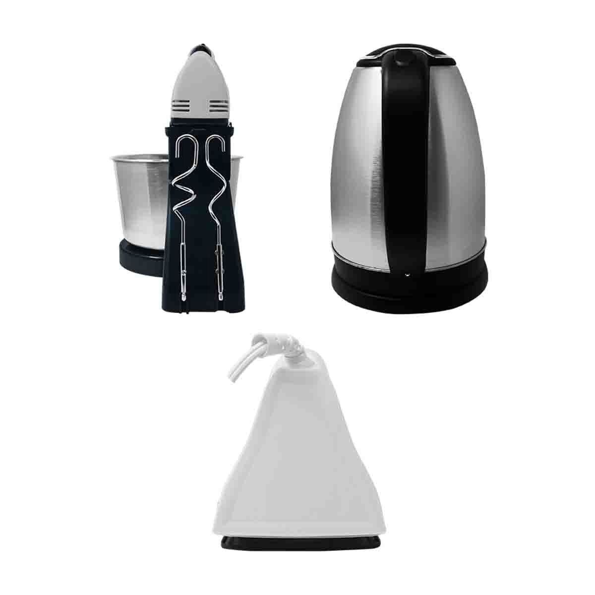 Combo Hogar (Batidora, Tetera y Plancha) Unicolor RC-CH RCA