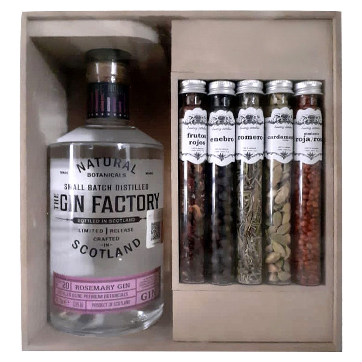 Estuche botánico gin factory