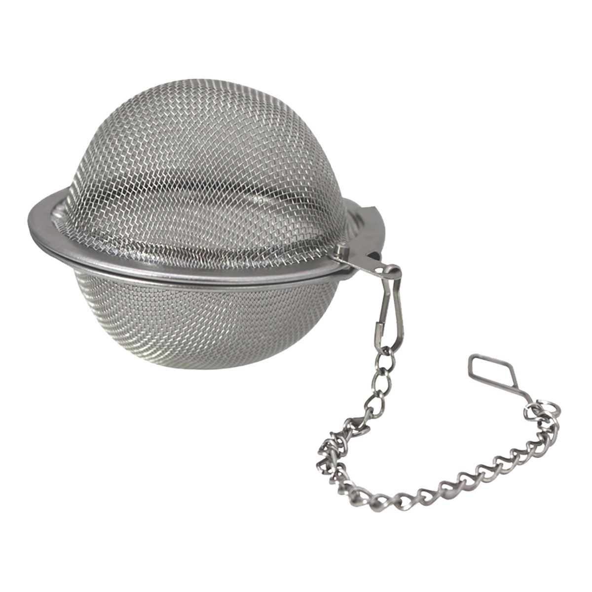 Infusor de té Steiner en forma de bola con cadena de acero inoxidable, 4.5cm