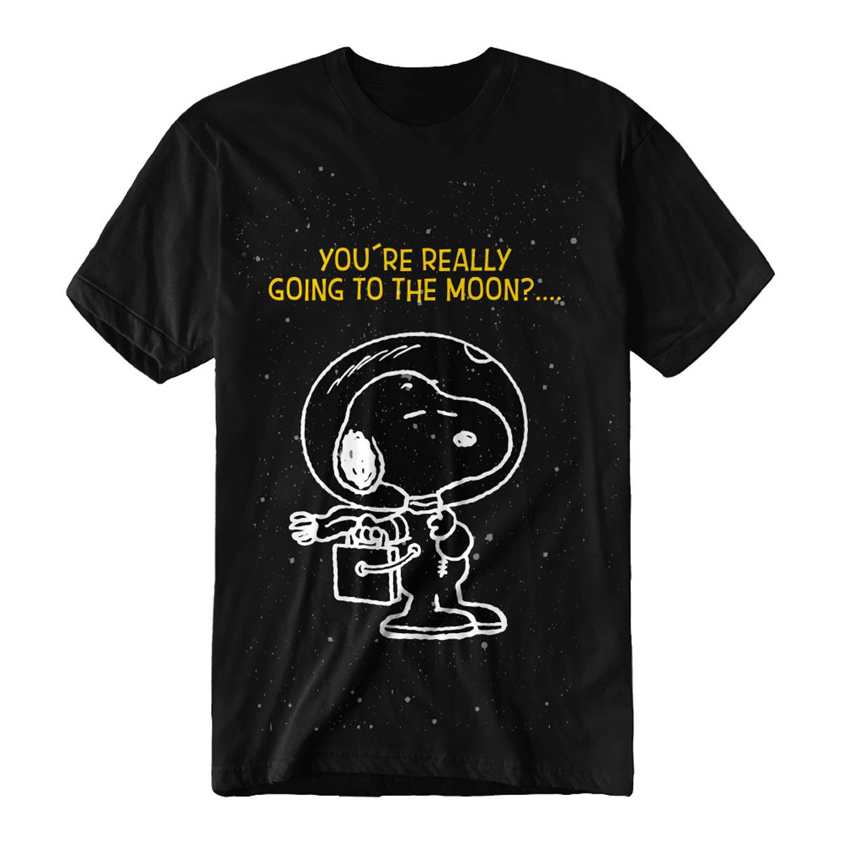 Playera Snoopy moon mediana chica para hombre