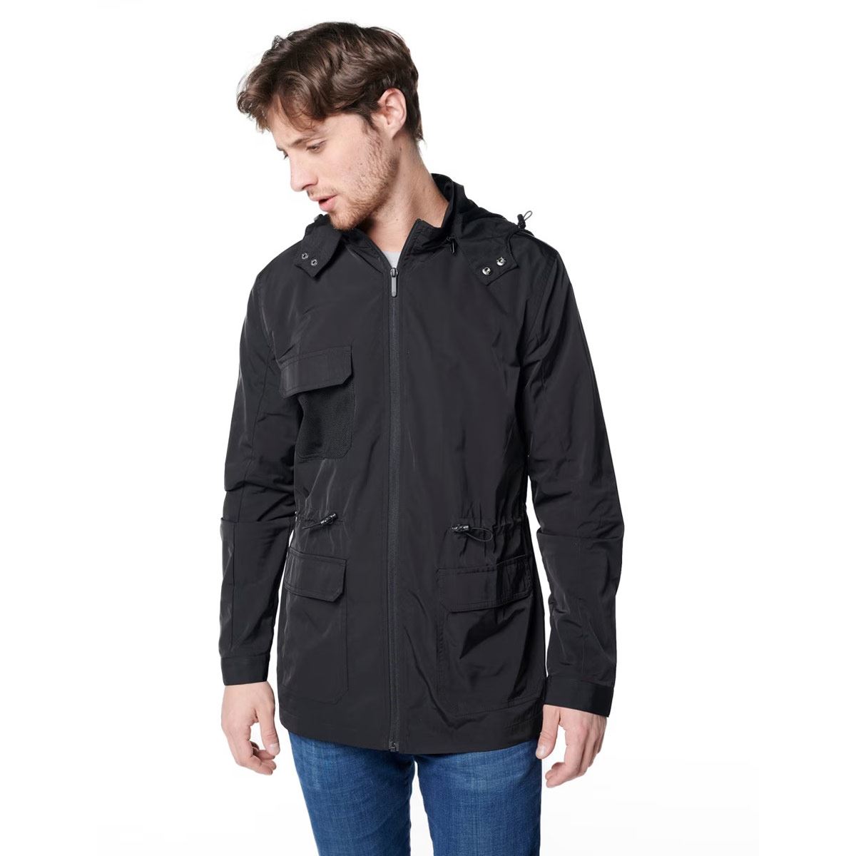 Chamarra Generra negro para hombre M