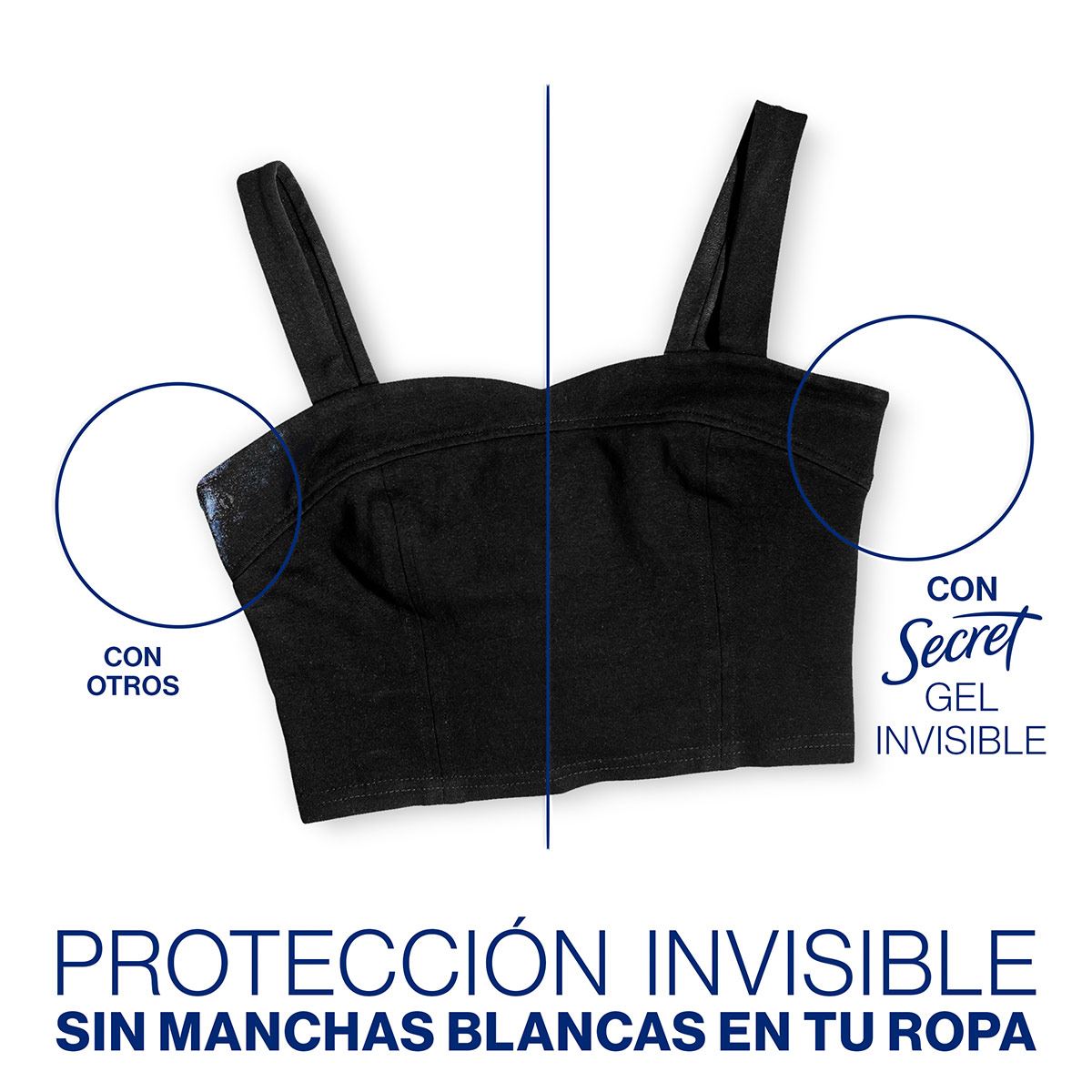 Antitranspirante en Gel Invisible Secret 45 g