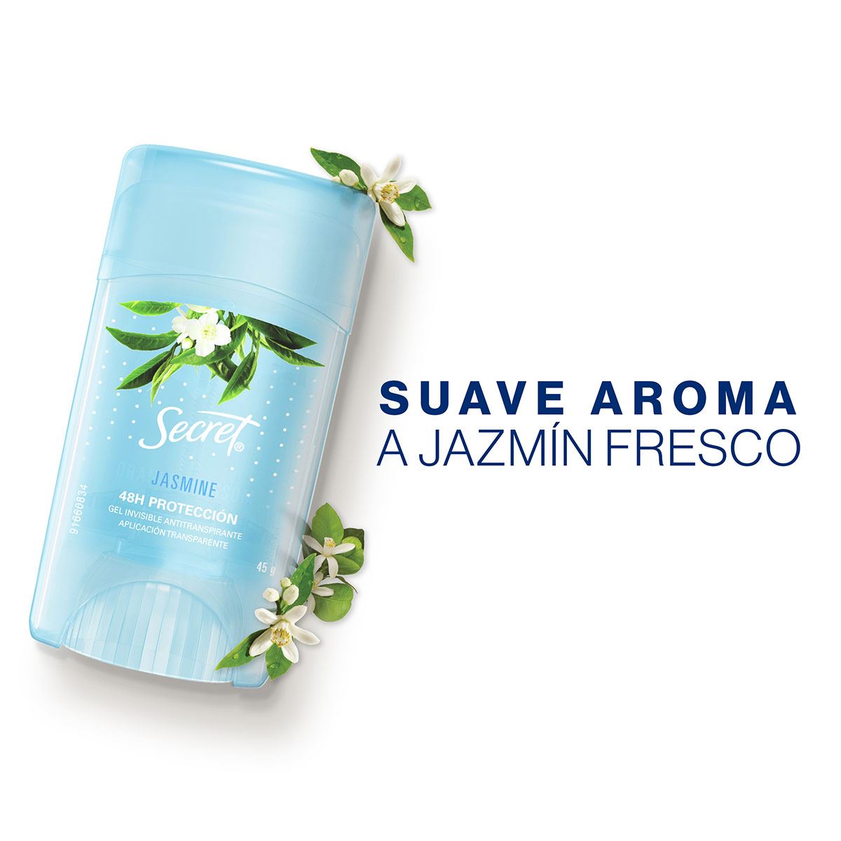 Antitranspirante en Gel Invisible Secret 45 g
