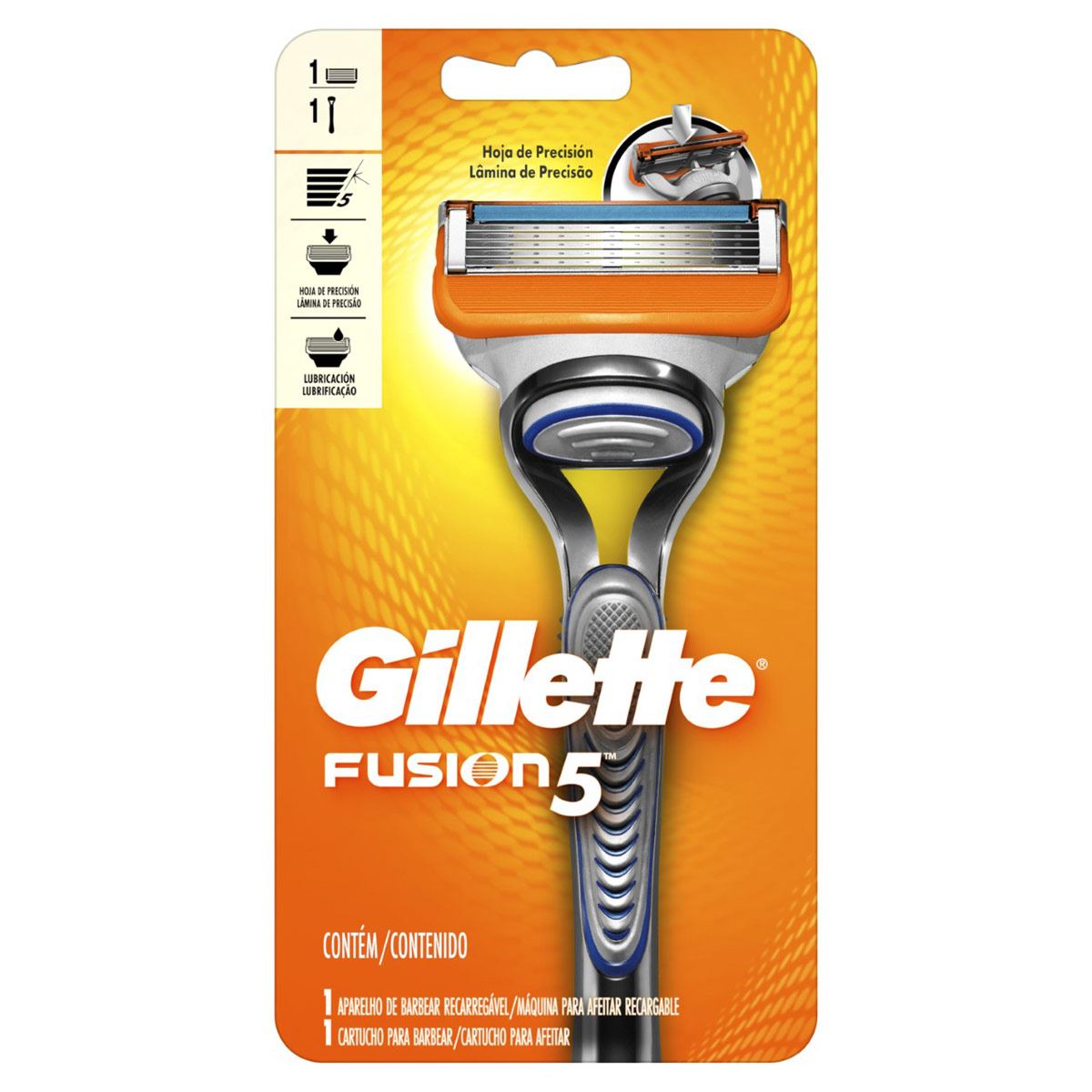 Máquina Gillette Fusión 5 C/1 Pza