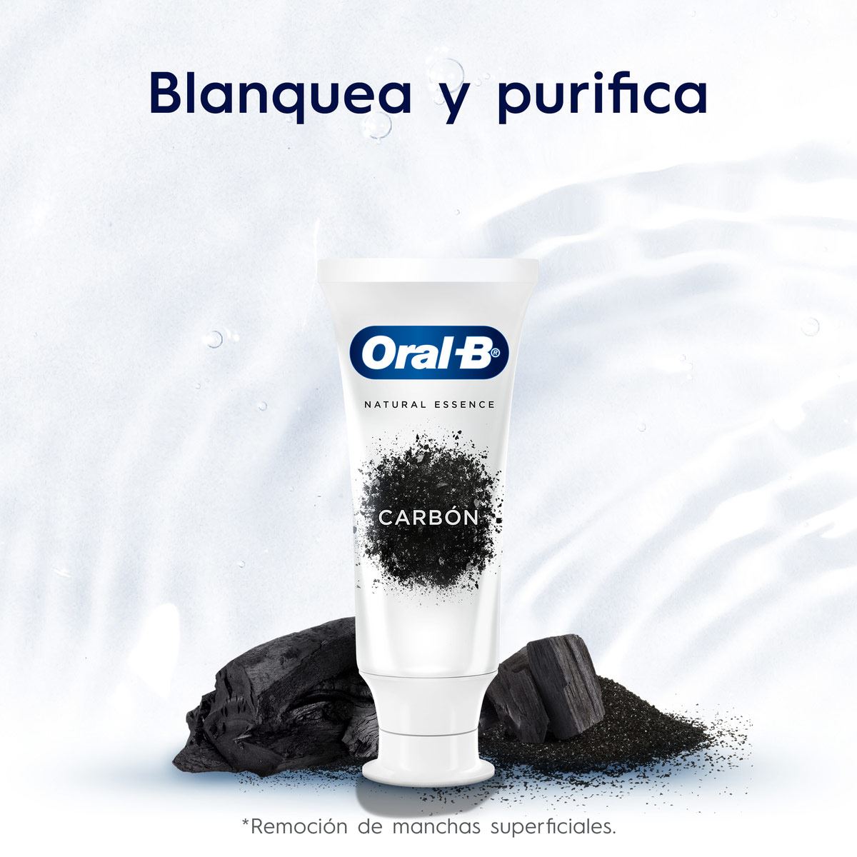 Pasta Dental Blanqueadora 3DWhite Whitening Therapy con Carbón Oral-B 75 ml