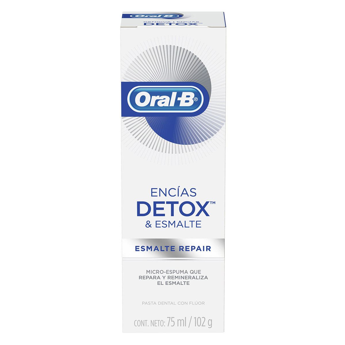 Pasta Dental Detox Esmalte Repair Oral-B 75 ml