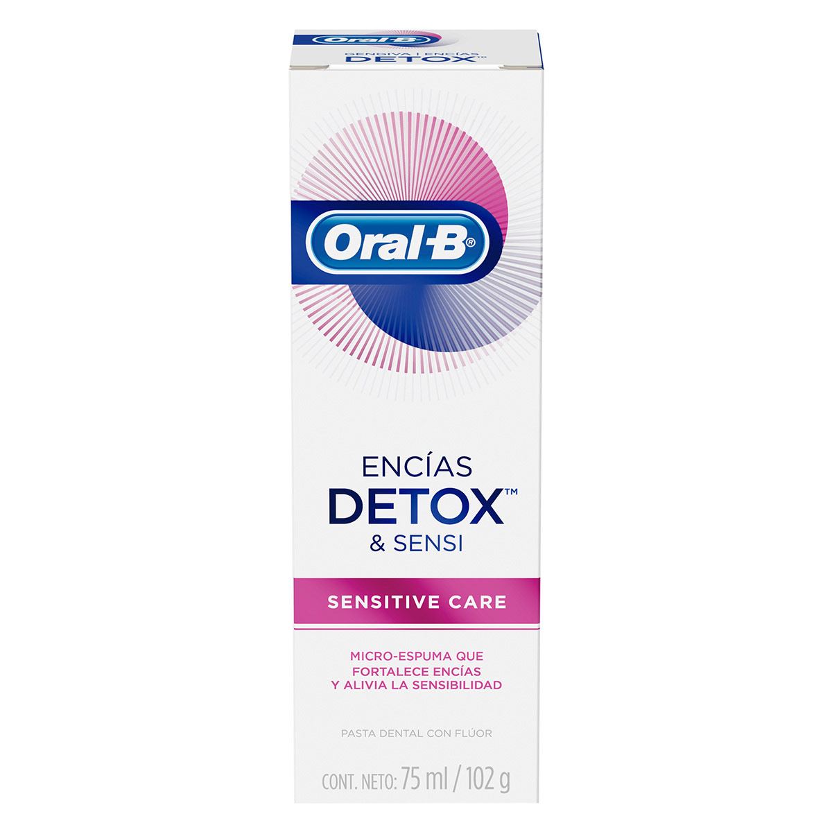 Pasta Dental Detox Sensitive Care Oral-B 75 ml