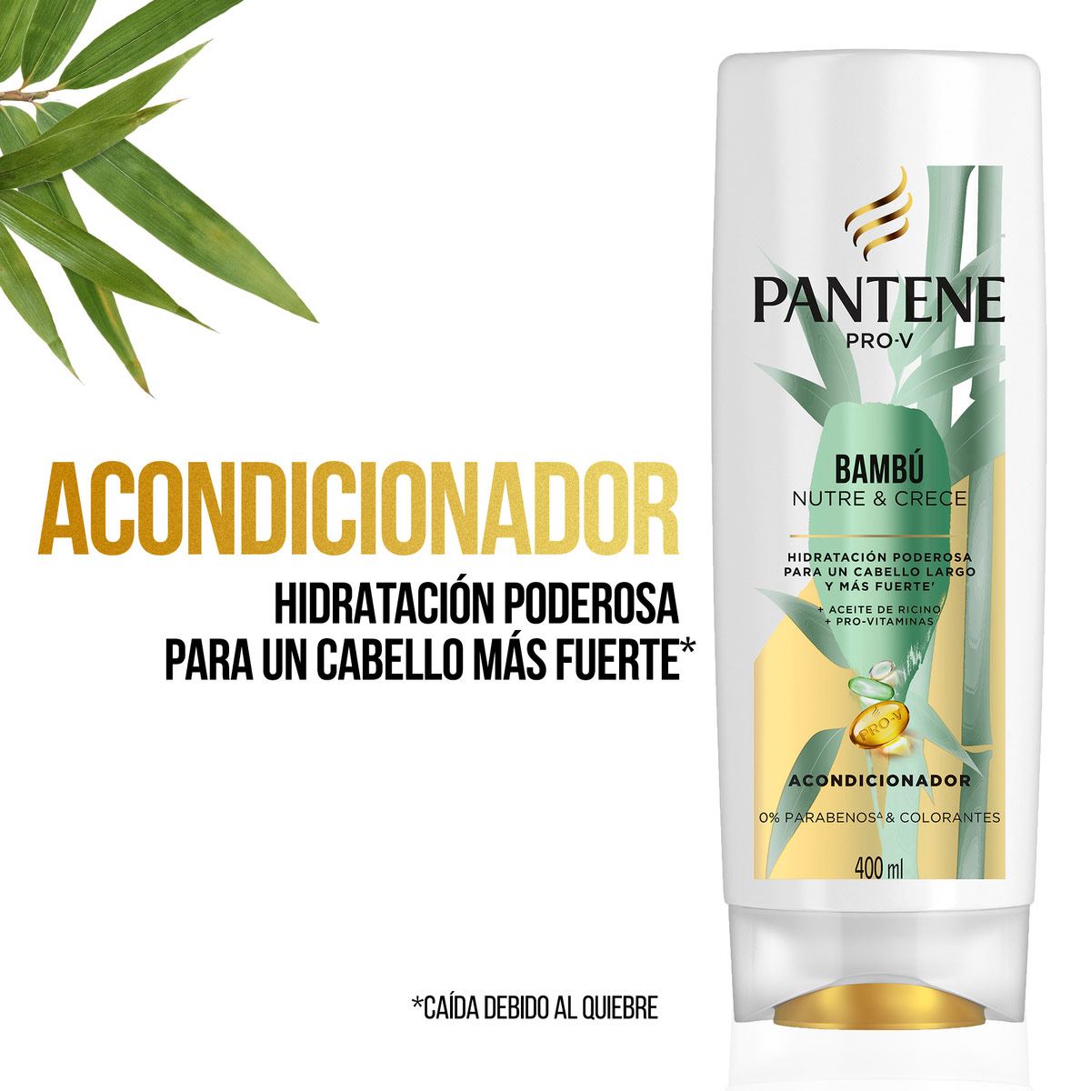 Acondicionador Bambú Nutre & Crece Pantene Pro-V 200 ml