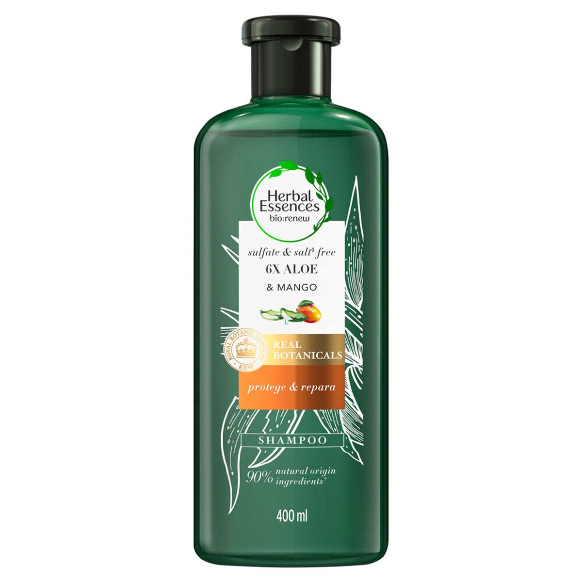 Shampoo Herbal Essences Bio:Renew 6X Aloe & Mango Protege & Repara 400 ml