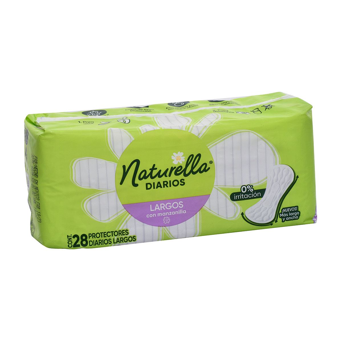 Pantyprotectores E/24 Diarios Largo