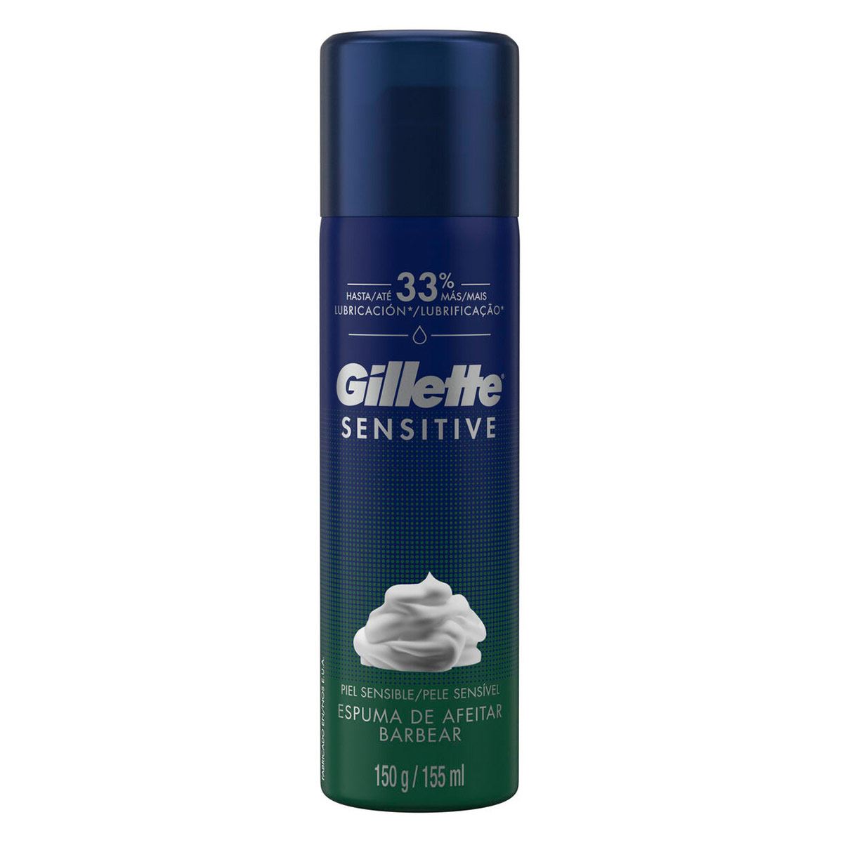 Gillette Sensitive espuma de afeitar 150 g / 155 ml