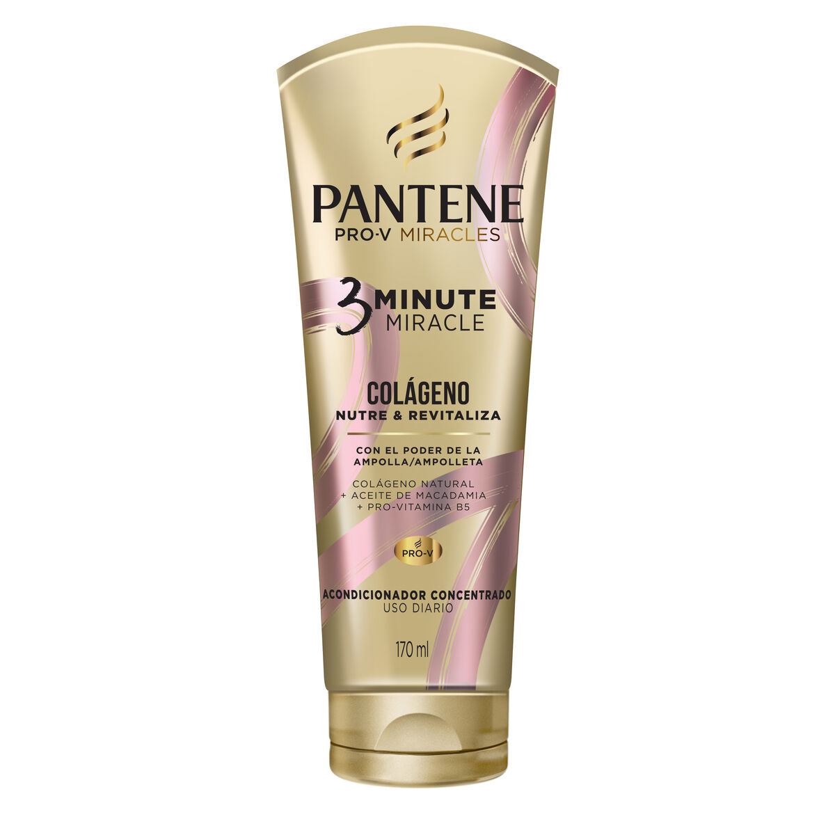 Pantene Pro-V Miracles Colágeno Nutre & Revitaliza 3 Minute Miracle Acondicionador Concentrado 170 ml