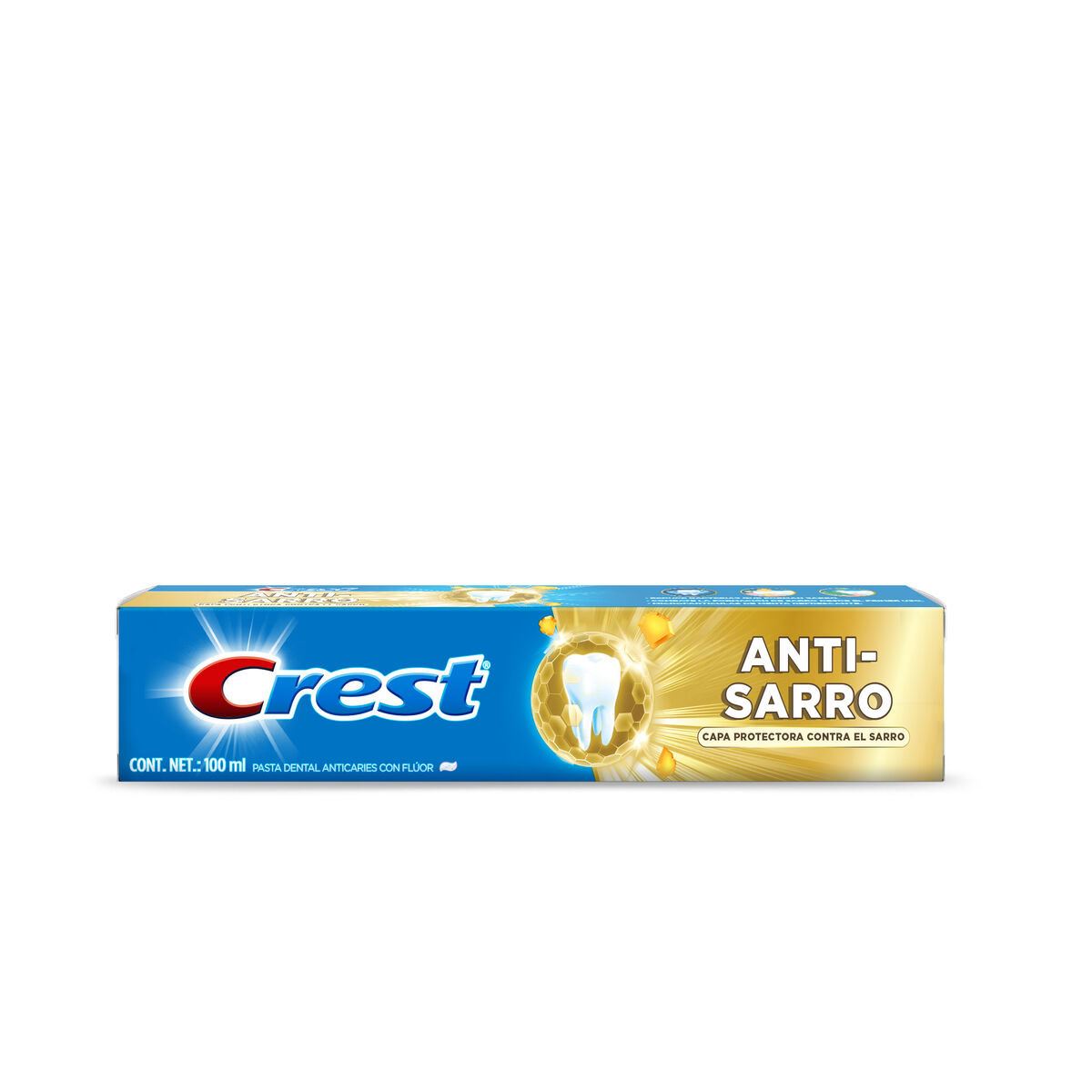 Crest Anti-Sarro Pasta Dental Anticaries Con Flúor 100 ml