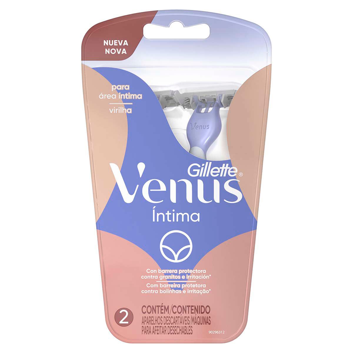 Gillette Venus Íntima Maquina De Afeitar Desechable 2 Unidades