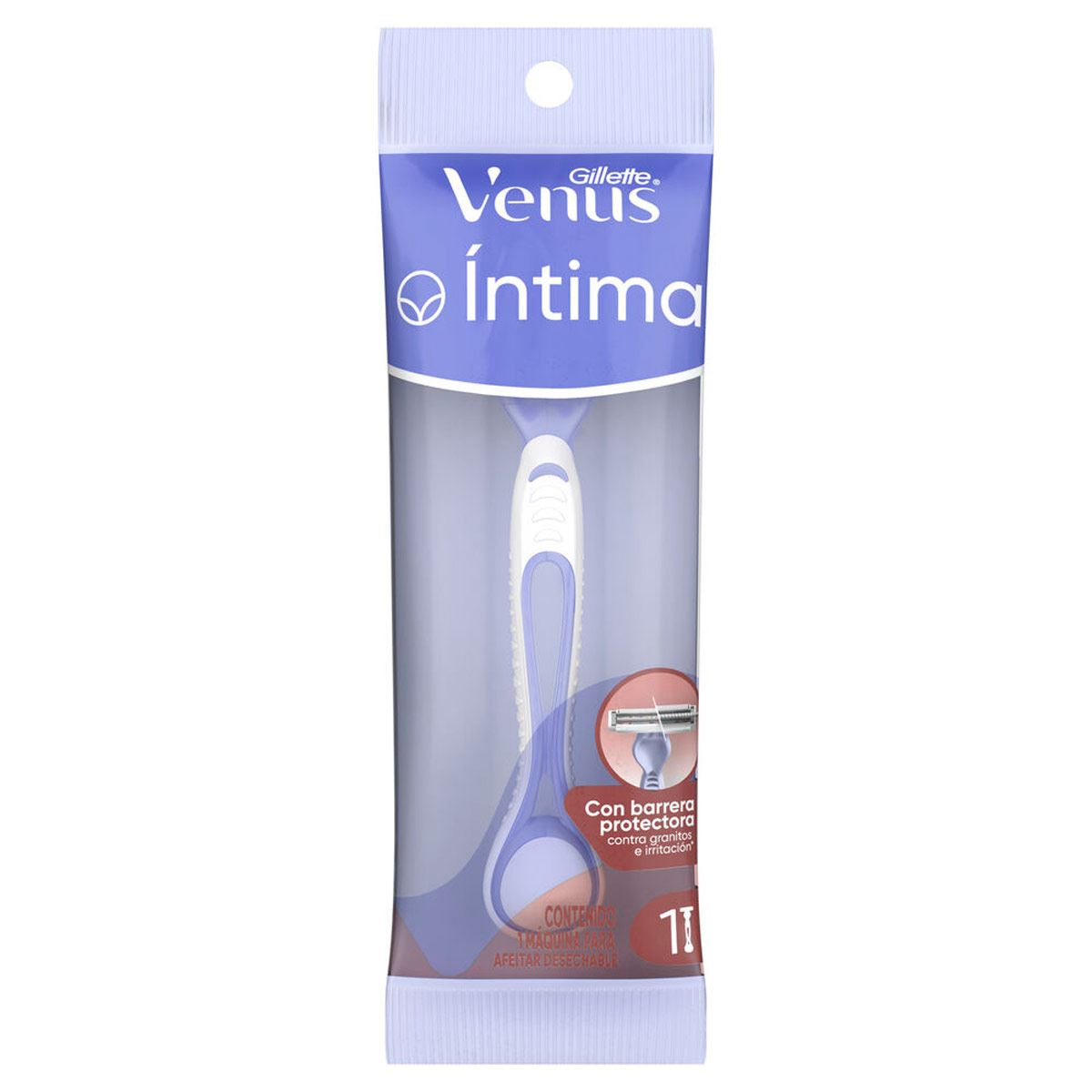 Rastrillo Gillette Venus Íntima con Barrera Protectora Anti-irritación