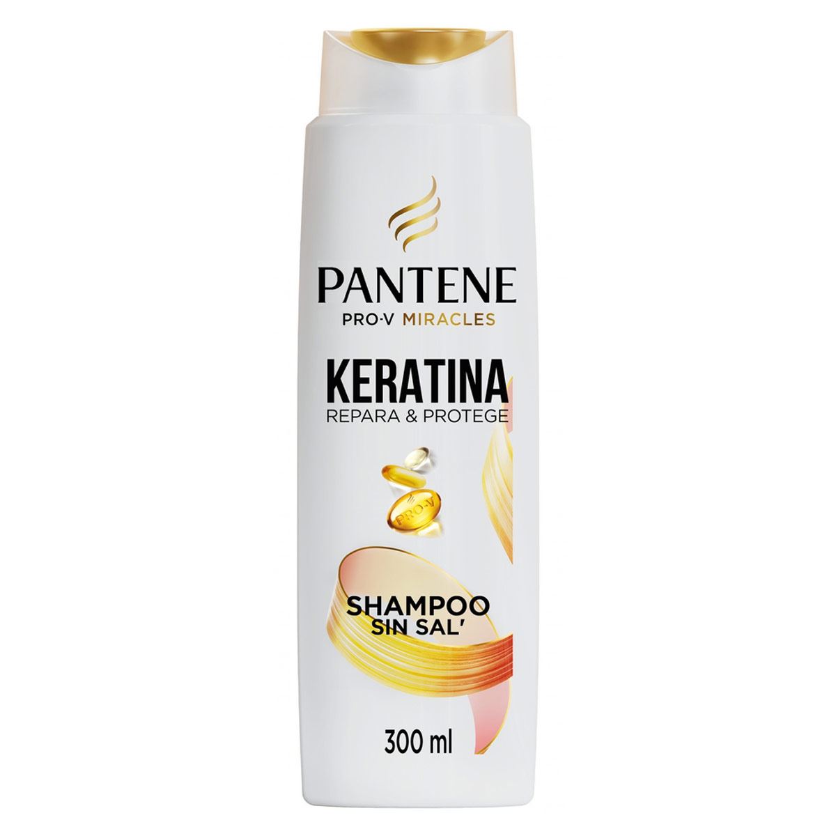 Pantene Pro-V Miracles Keratina Repara y Protege Shampoo Reparador 300 ml