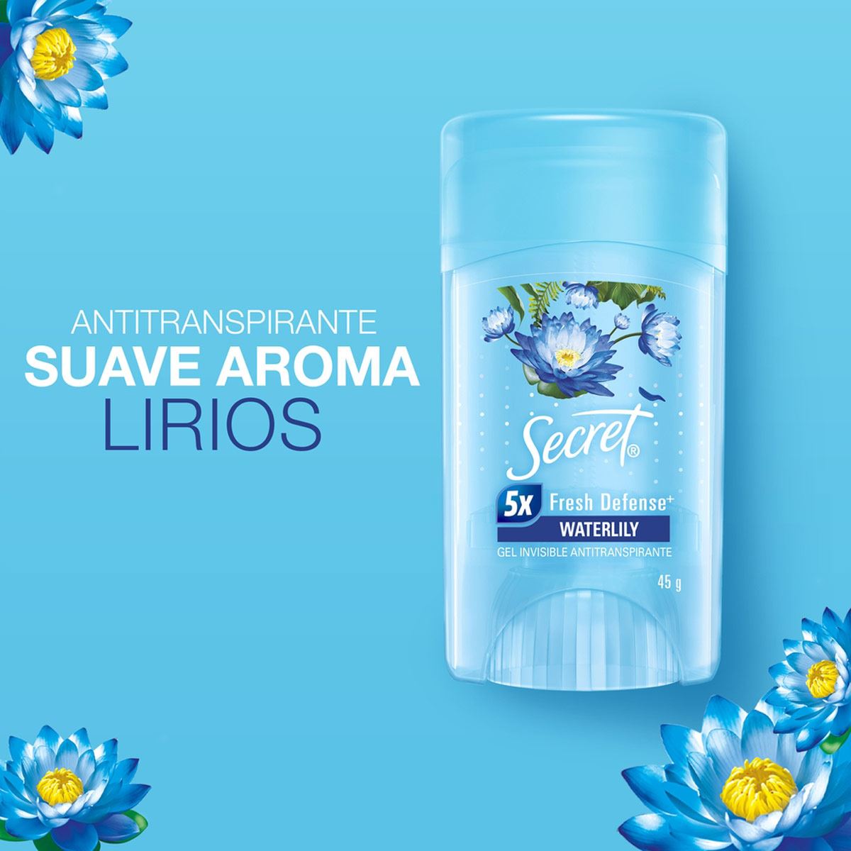 Desodorante Waterlily Secret 45g
