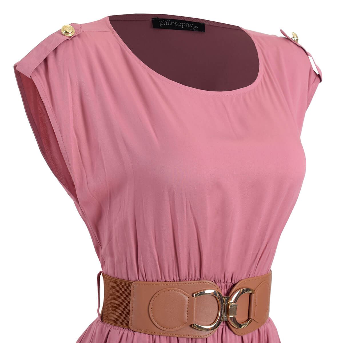 Vestido con cinturón Philosophy Jr.