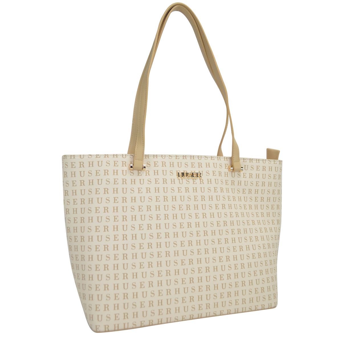 Bolsa tote color beige para Mujer Huser