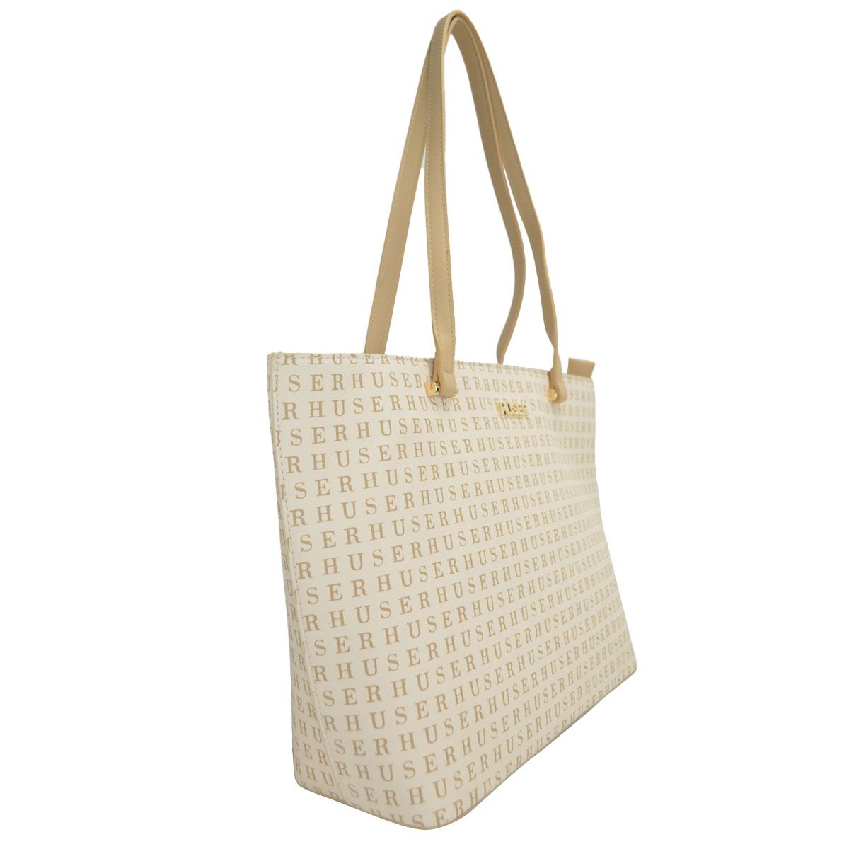 Bolsa tote color beige para Mujer Huser