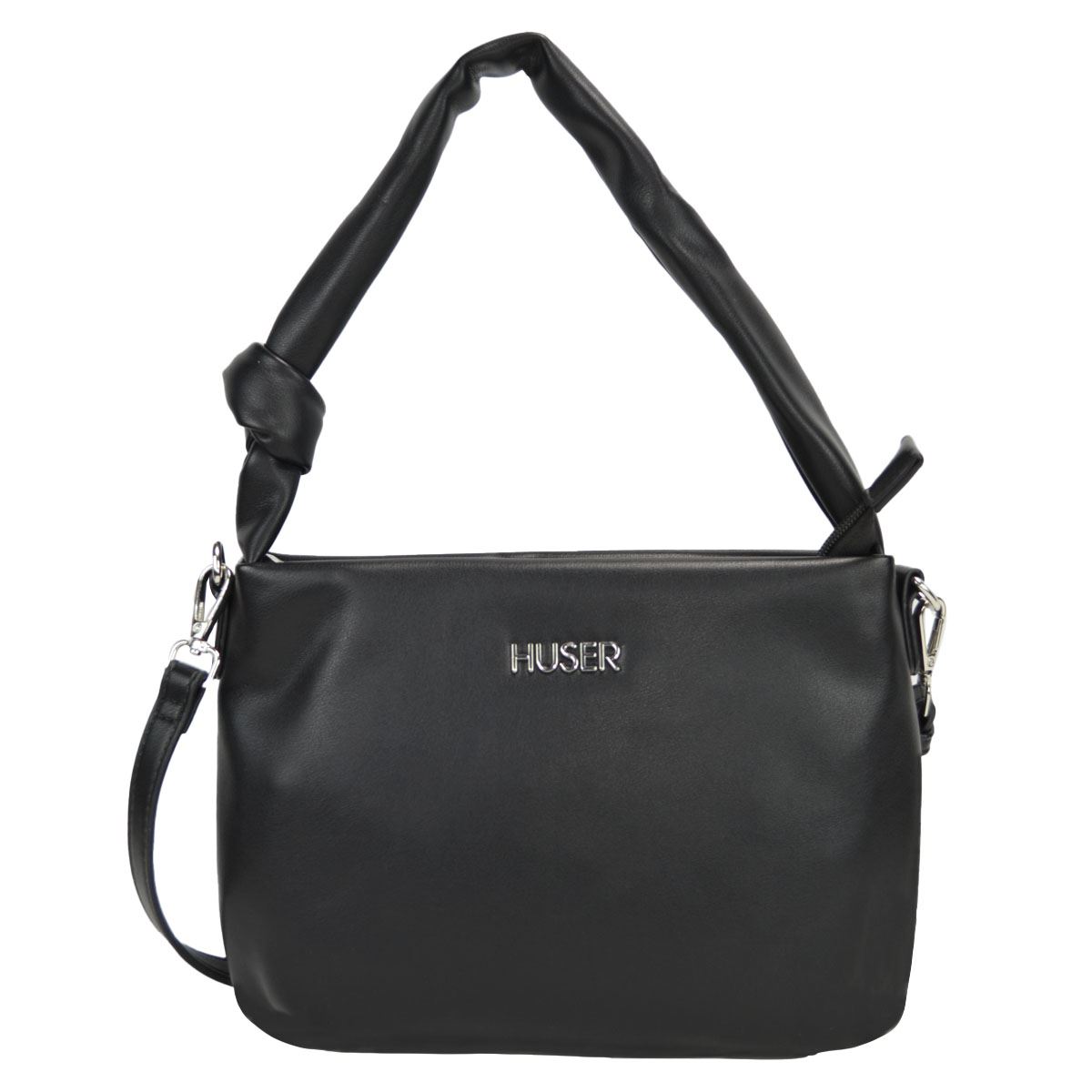 Bolso Crossbody Huser Negro para Mujer