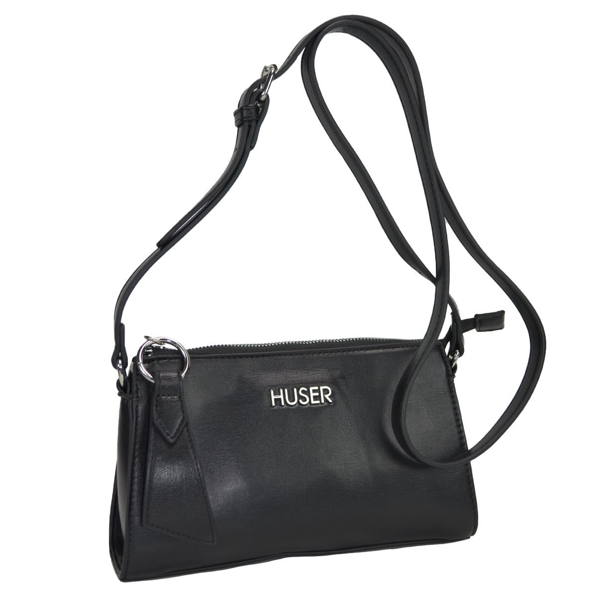 Bolso Crossbody Huser Negro para Mujer