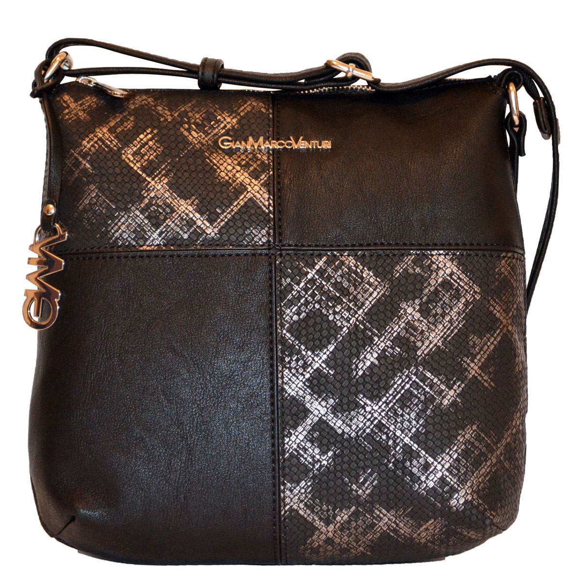 Bolsa Gian Marco Venturi Modelo negro