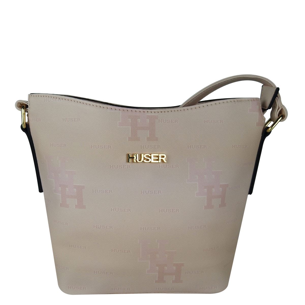 Bolsa HUSER Croos monograma modelo SH191001-3 rosa