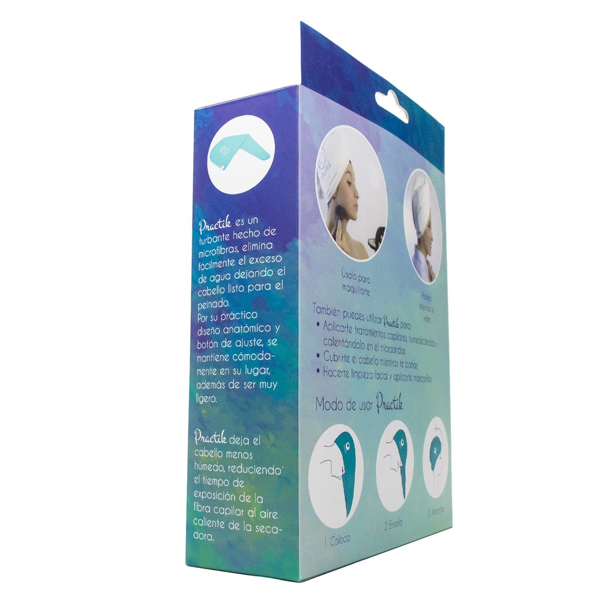 Toalla Turbante Rosa Practik